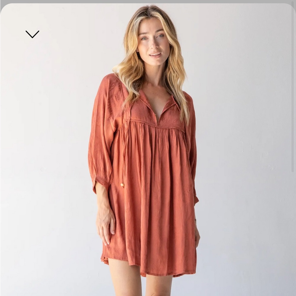 Natural Life Dress/Rust